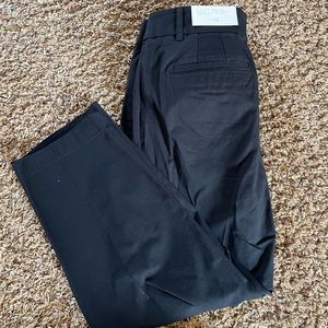 Brand new with tags. Loft brand curvy crop black pants.